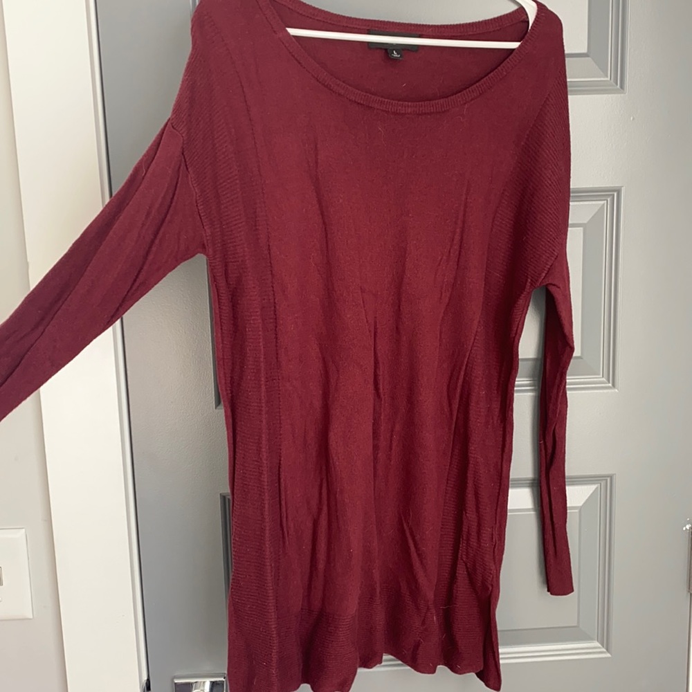 Maroon Tunic Sweater